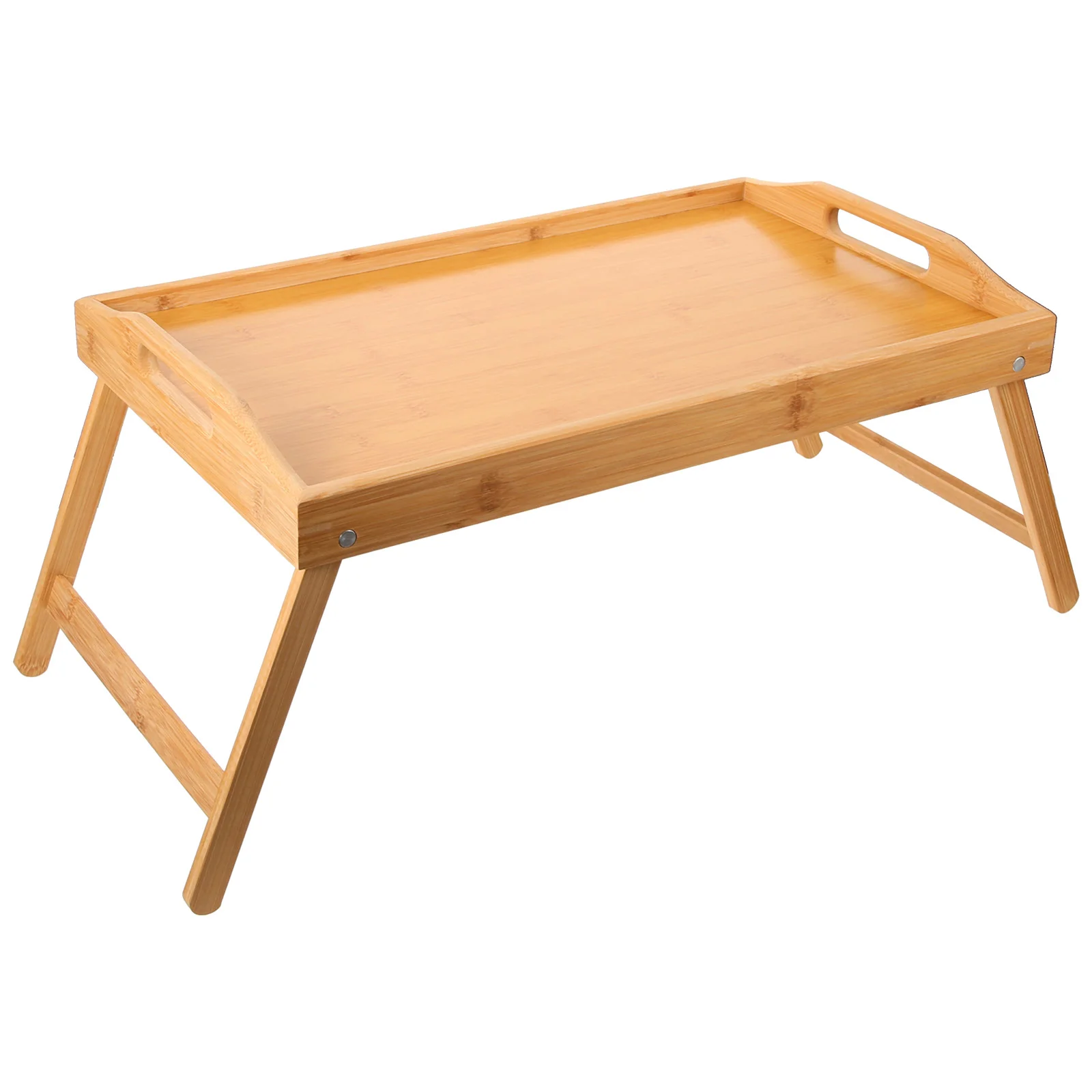 

Mini Wooden Table Rectangular Folding Bed Table Small Bed Desk Portable Side Table Breakfast Serving Tray Coffee Table Home