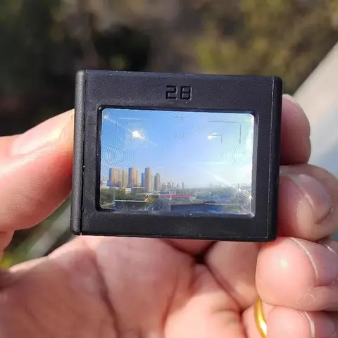 Оптический видоискатель уровня талии 28 мм (с 35/50, 40 линий в рамке) со смещением стопы для обуви Регулируемый проигрыватель проигрывателей для фотографии