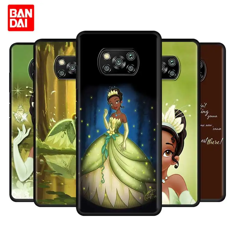 

Cover Case for Xiaomi Poco X3 NFC F3 M3 11t 11 Lite Ultra Redmi Note 10s 10t Pro Plus 5G Soft Capa Armor Disney Tiana Princess