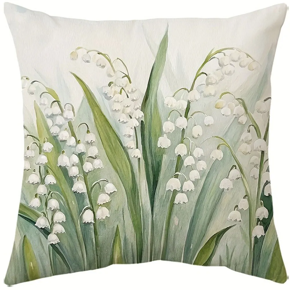 

Зеленый цветок наволочка