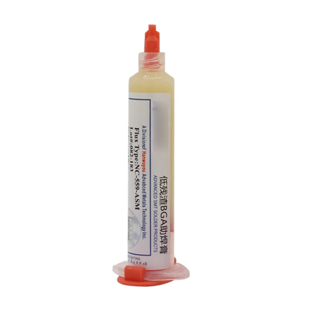 

NC-559 BGA PCB No-Clean Solder Paste Welding Advanced Oil 10cc Soldering Repair Flux Grease
