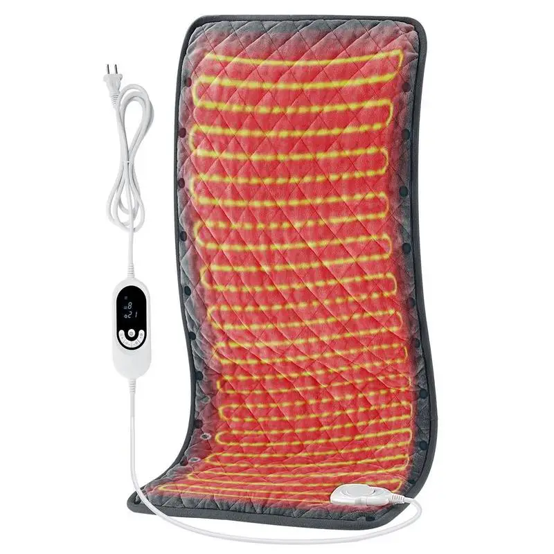 

Электрическая подушка для подогрева спины, ультратеплая переносная Подушка с подогревом, 8 настроек нагрева, перезаряжаемая Подушка с подогревом для шеи и