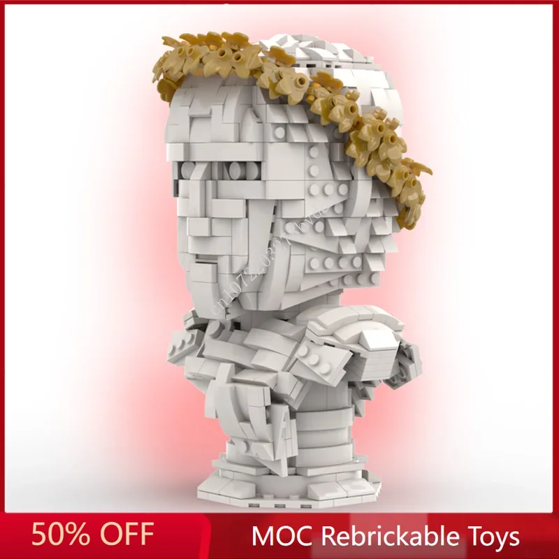 971 шт. Star Plan MOC римский император мраморный бюст боевая модель строительный блок