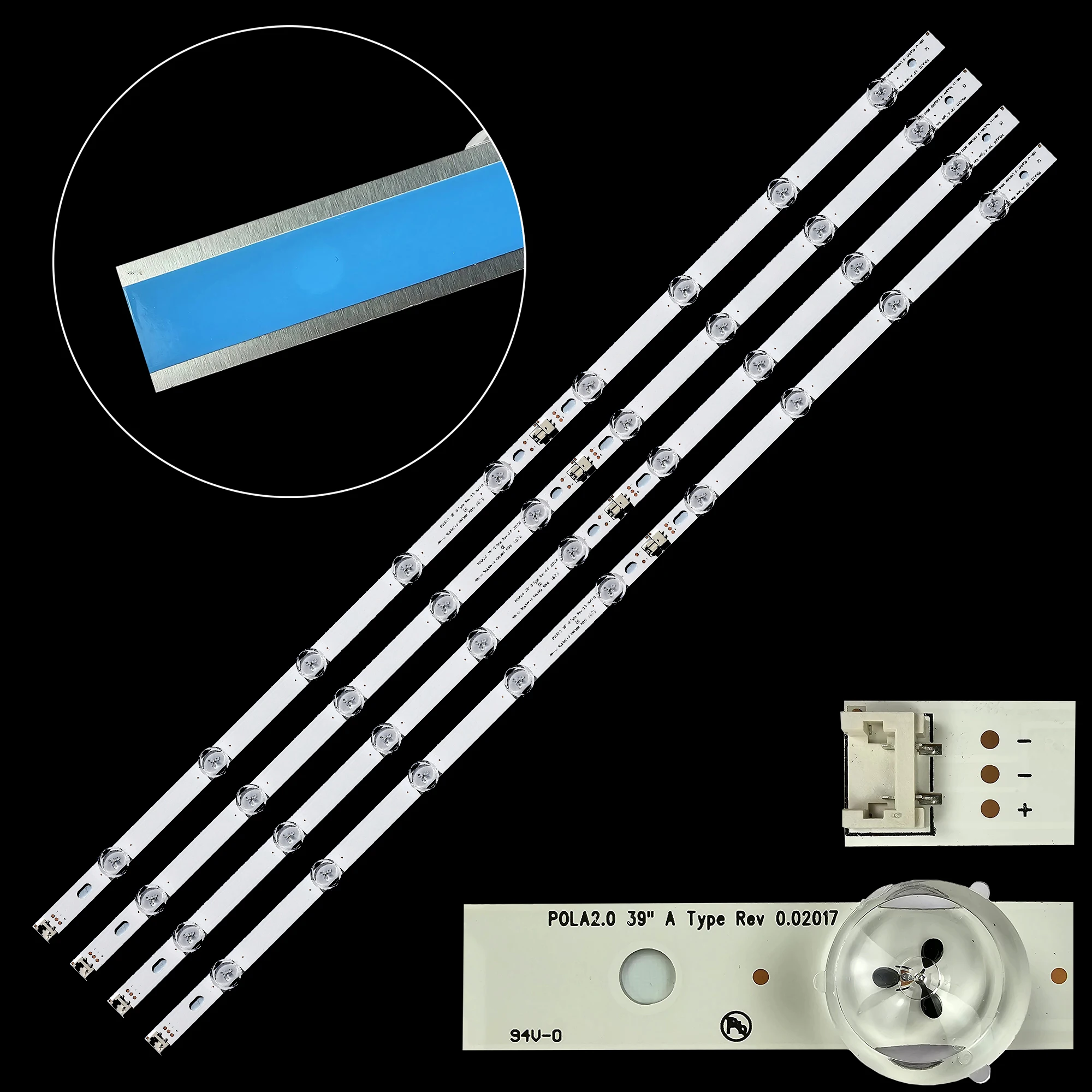 Светодиодная лента подсветки 9 ламп для 39» телевизора 39LN5100 INNOTEK POLA2.0 39 39LN5300 39LA620S 39LN5400 HC390DUN-VCFP1-21X 39LA615V