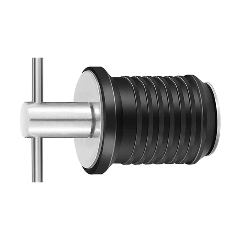 

Marine Boat Drain Plug T-Handle Screw Adjustable Rubber Deck Drain Plug