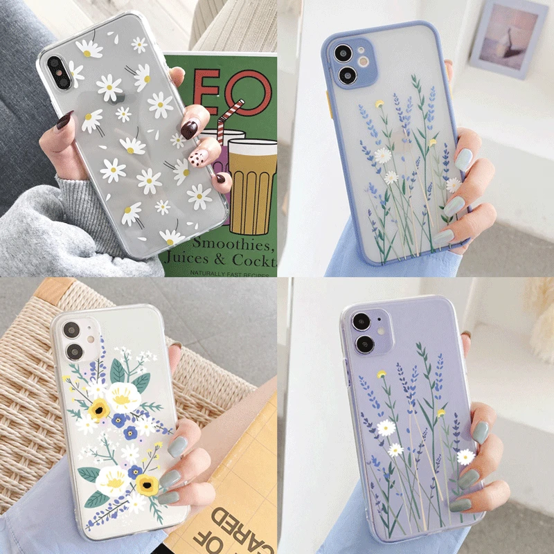 

Fashion cute floral transparent phone case for Huawei Y5 Prime 2019 Silicone stain-resistant phone case for Enjoy 8Honor Play3E