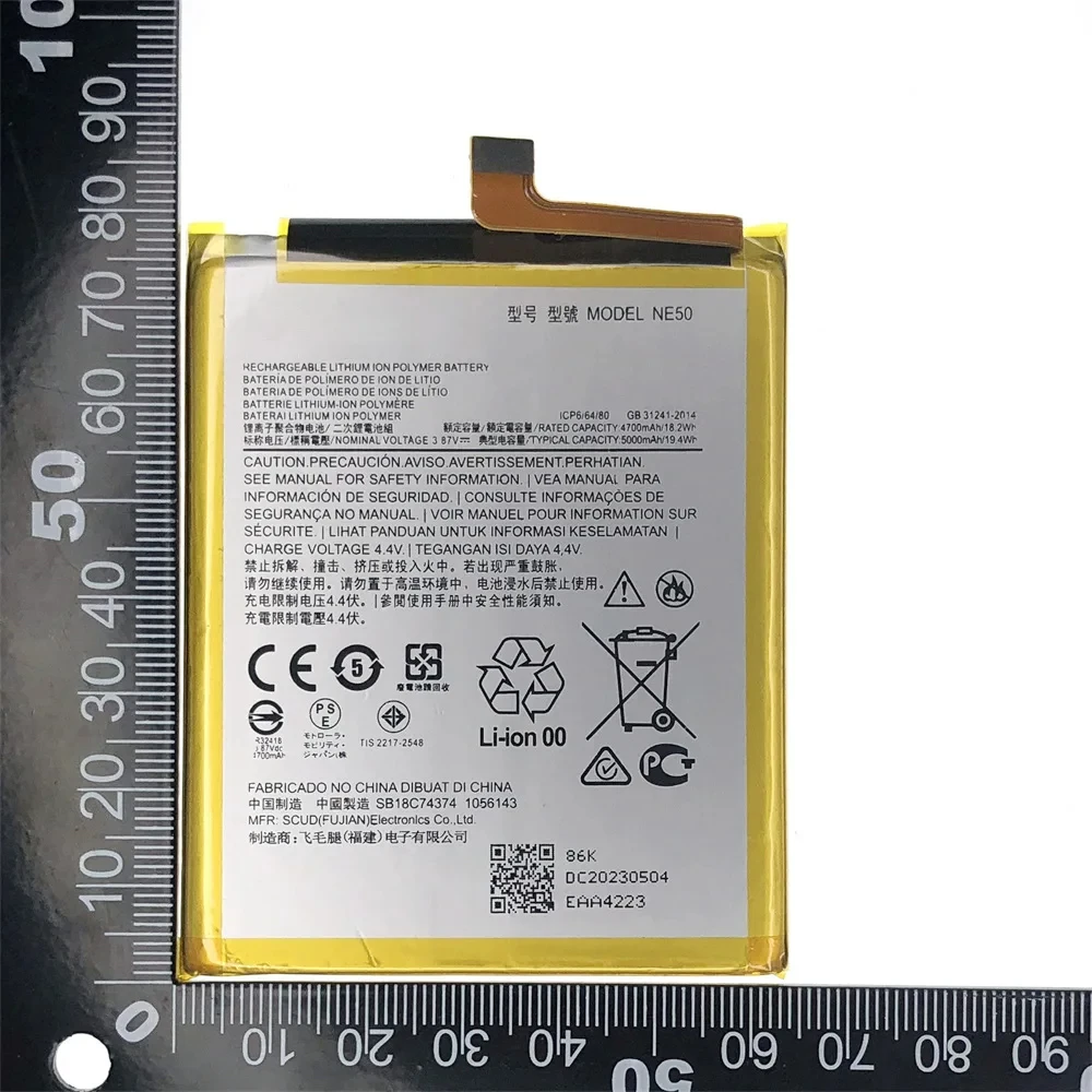 Новый оригинальный перезаряжаемый аккумулятор NE50 для Motorola MOTO XT2221 G52 G82 5G G72