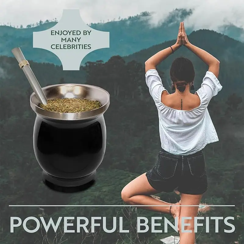 Чашка для чая Yerba Mate с натуральными травами традиционная матовая чашка из