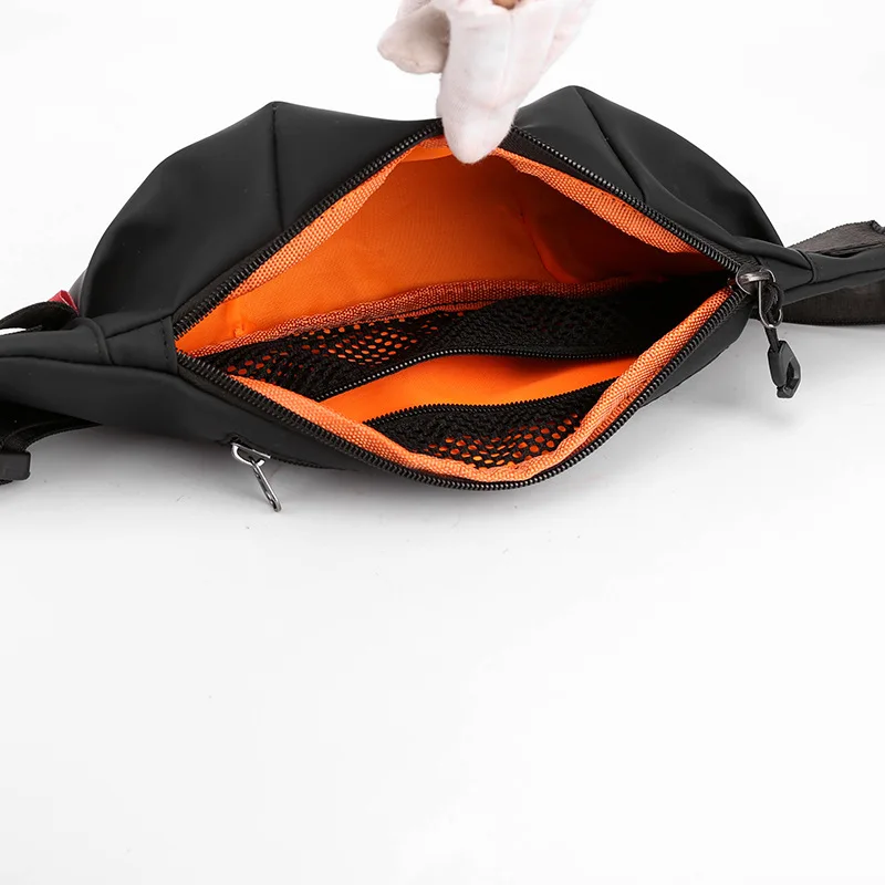 Outdoor Leisure Men's Chest Bag Waterproof Oxford Shoulder Messenger Bag Male Sports Travel Chest Bag Student Riding Waist Bag