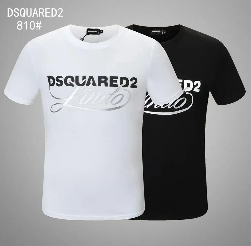 

22 FW, лето 1964, Dsquared2, Мужская/женская футболка в стиле хип-хоп с круглым вырезом и коротким рукавом, хлопковая Футболка с локомотивом