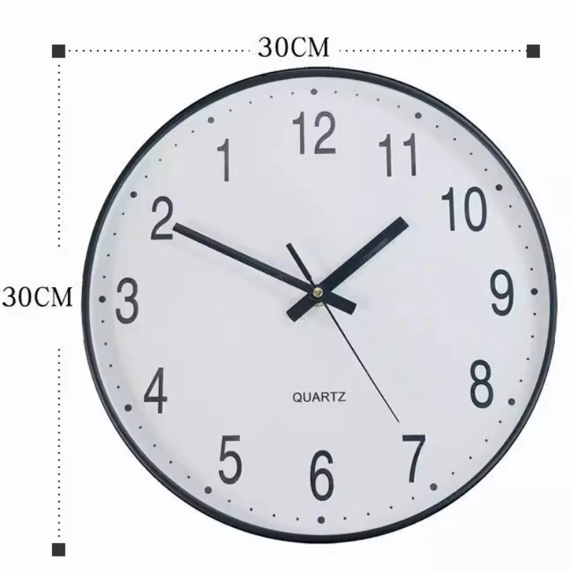 

Обратные настенные часы 30 см