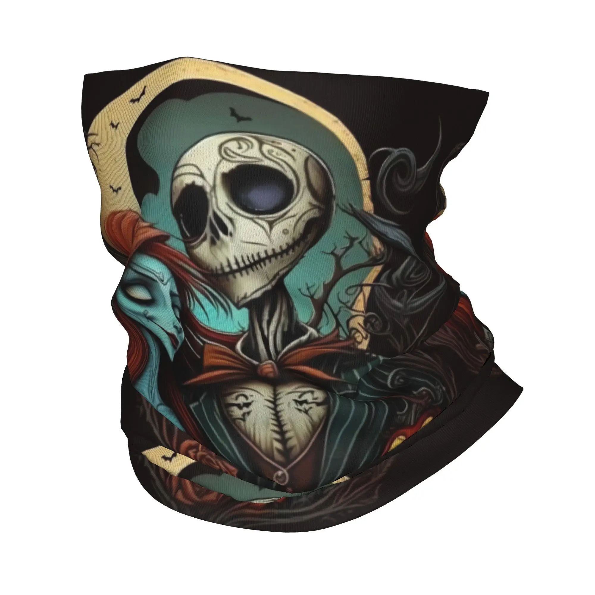 Пользовательские Хэллоуин Джек Скеллингтон шейные гетры для мужчин и женщин