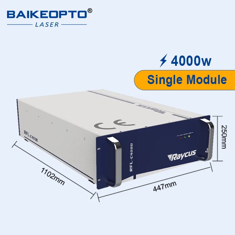 Raycus 4000W одномодульный волоконный лазерный источник CW для режущего оборудования