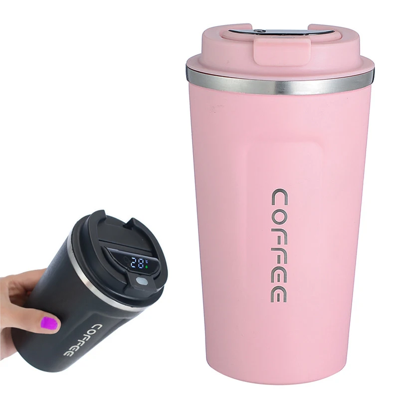 

380/510ML Stainless Steel Coffee Cup Thermos Mug Leak-Proof Thermos Travel Thermal Vacuum Flask Insulated Cup Water Bottle