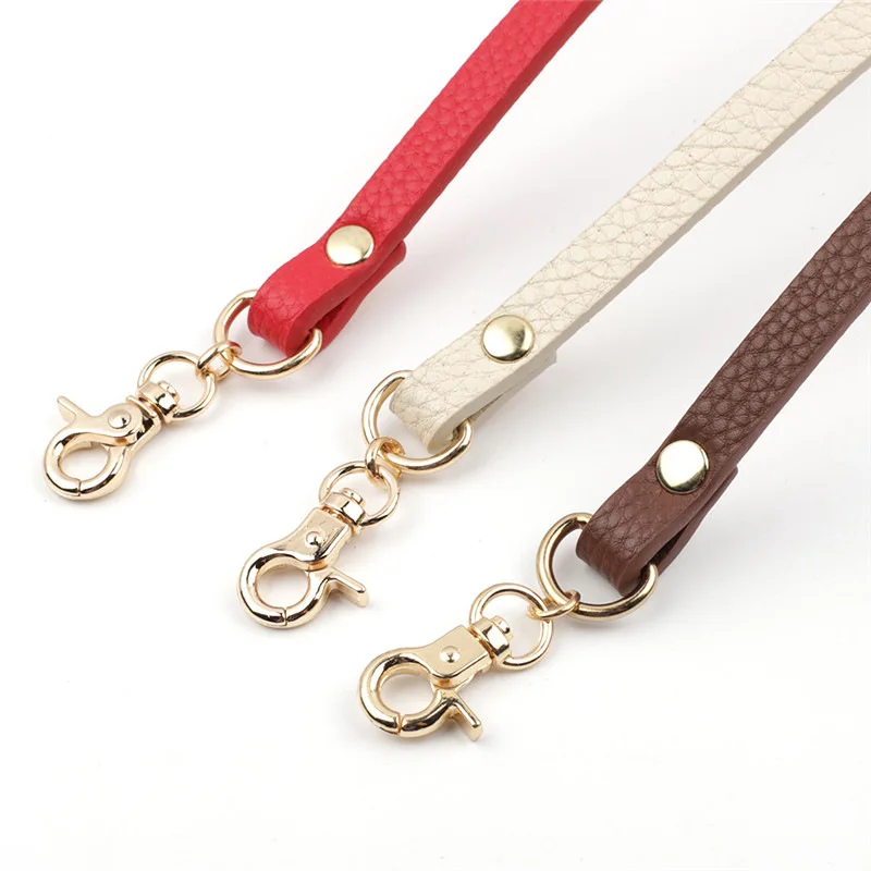30cm Short PU Leather Handbag Strap Bag Handles DIY Replacement Purse Handle for Handbag Belts Strap Bag Accessories