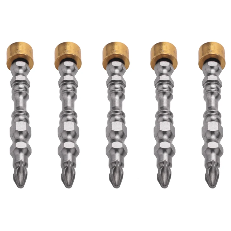 

HOT-5X PH2 Hardness 65MM Cross Head Screwdriver Bit Double Head Electric Screwdriver With Magnetic Ring