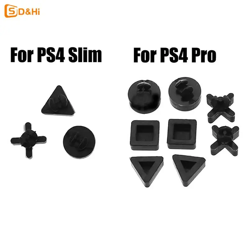 For PS4 PS 4 Pro Slim Console Housing Case Rubber Feet Cover 8/3x Feet Pads Silicon Bottom Rubber Feet Pads Cover Cap