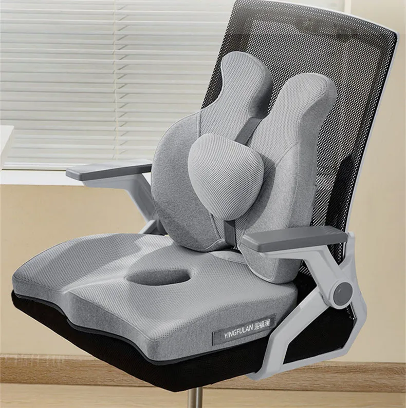 

Memory Foam Coccyx Chair Cushion Seat Cushion Office Seat Backrest Support Waist Pillow Massage Lumbar Orthopedic Pillow Buttock
