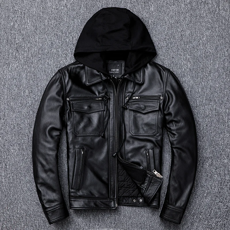 

thicker Free shipping.plus size mens liner genuine leather coat,winter warm outdoor jacket.cowhide jackets.Pro motor biker