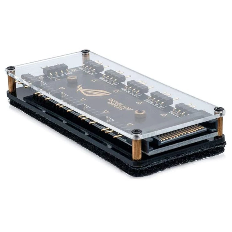 Разветвитель 5В 3Pin RGB светодиодный 10-портовый хаб с удлинителем 50 см идеально