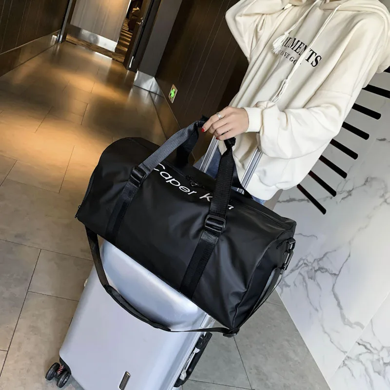 Travel Bag Wet Dry Separation Shoe Position Swimming Fitness Bag Couple Outdoor Shoulder Diagonal Straddle Transport Moving Pack