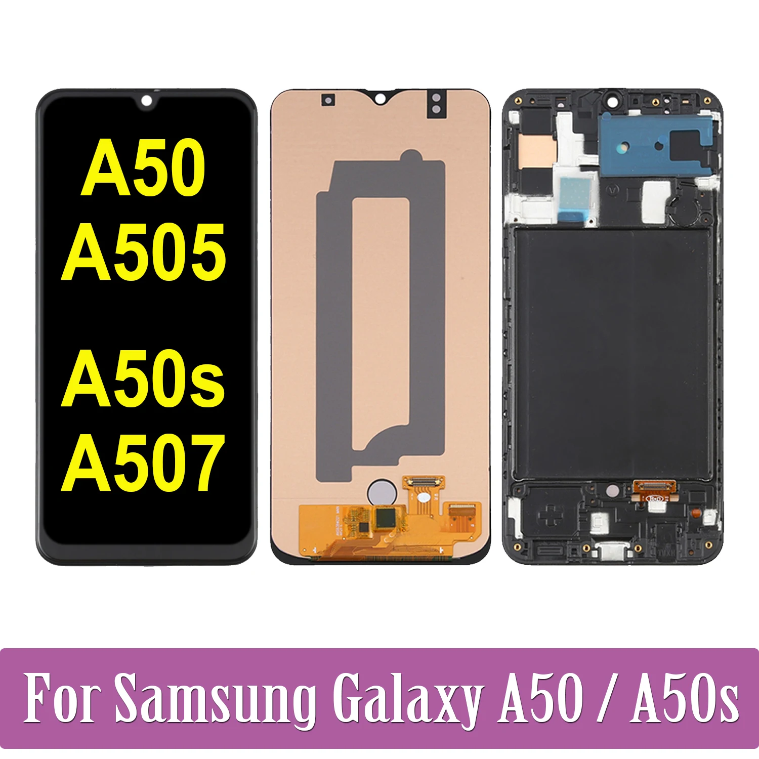 

OLED For Samsung Galaxy A50 A50s LCD Display Touch Screen Digitizer Assembly For Samsung A505F A507 SM-A505FN/DS SM-A507F LCD