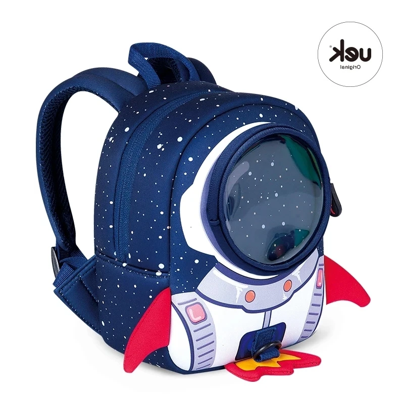 3D Rockets Anti-lost School Bags For Girls Cartoon high-grade Toy Boys Backpack Kindergarten Bags Children's Gifts For Age 1-3