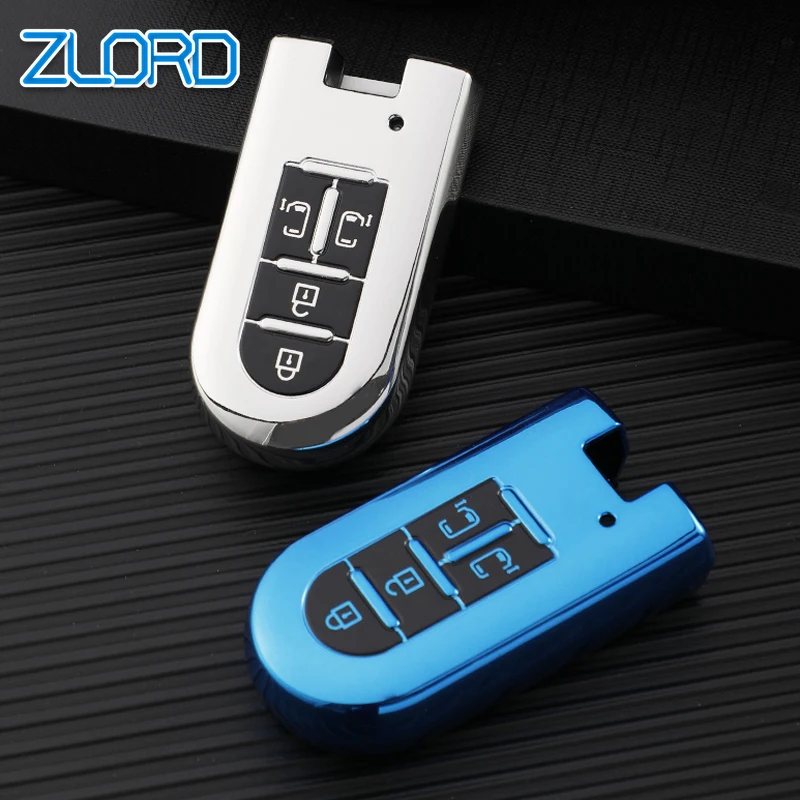 

For TOYOTA ROOMY TANK for DAIHATSU LA600S LA610S LA150S MOVE 2015 - 2019 TPU Remote Key Case Cover Shell Fob Keychain Protector