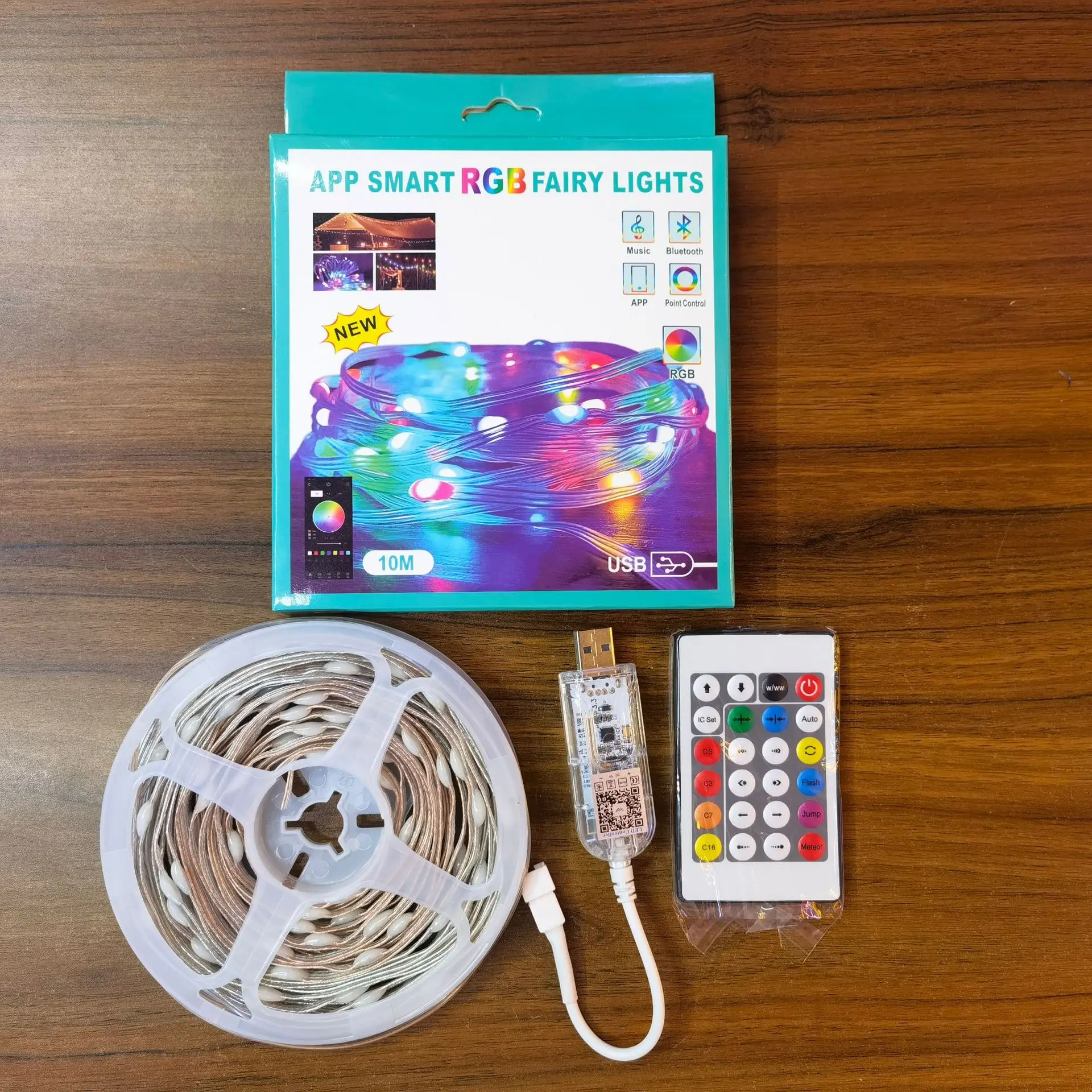 

5/10/20/50M Led Fairy Lights Copper Wire String Holiday Outdoor Lamp Garland For Christmas Tree Wedding Party Decoration