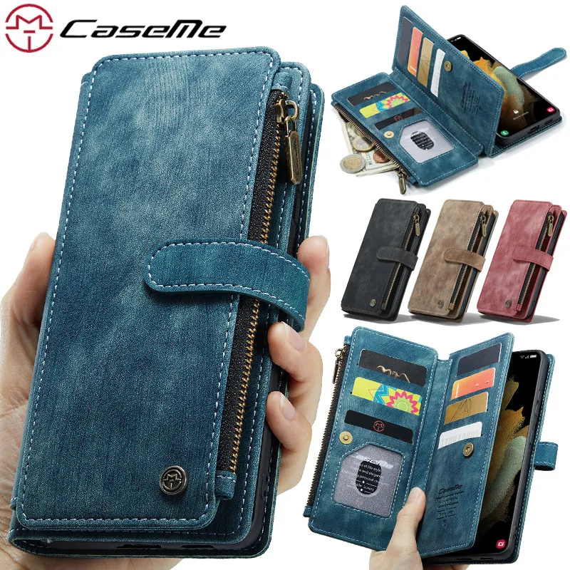 

Кожаный чехол-книжка CaseMe для телефона Samsung Galaxy A52 A72 A52S A12 A32 A51 A71 A50 A50S A30S