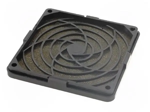 Вентилятор SUNON LFT92FI45, Пластиковая решетка для вентилятора 92x92мм, с фильтром 45ppi