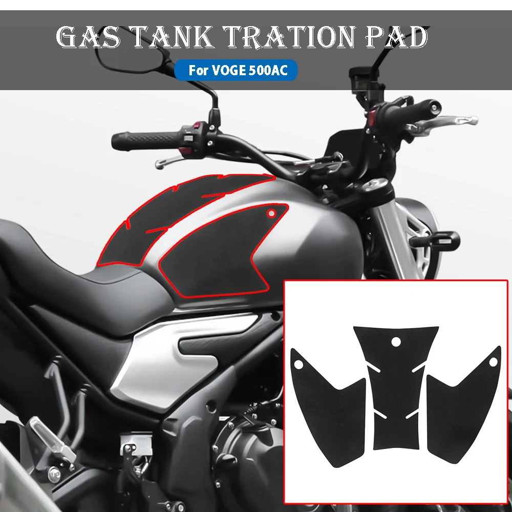 

For LONCIN VOGE 500AC 500 AC Motorcycle Accessories Anti Slip Fuel Tank Pads Gas Knee Grip Traction Sticker Protector
