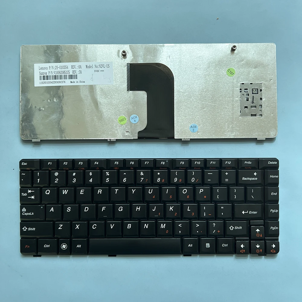 

XIN US Keyboard For Lenovo Ideapad V360 V360A V360G U450A U450G U450P U450 U455 Laptop English Black V100920HS1US