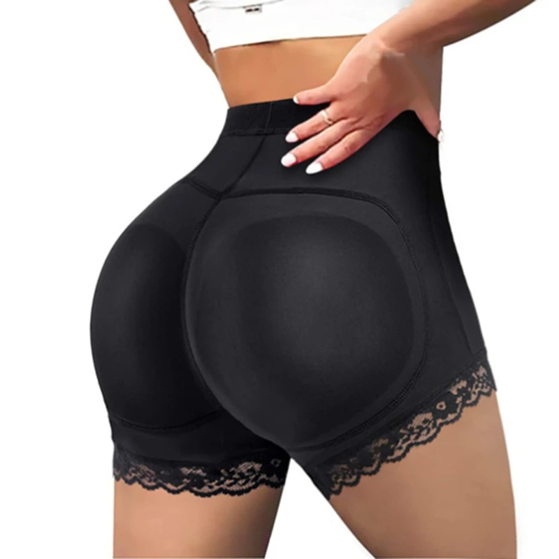 

Women Body Shaper Padded Butt Lifter Panty Butt Hip Enhancer Fake Hip Shapwear Briefs Push Up Panties Plus Size Booty Shorts