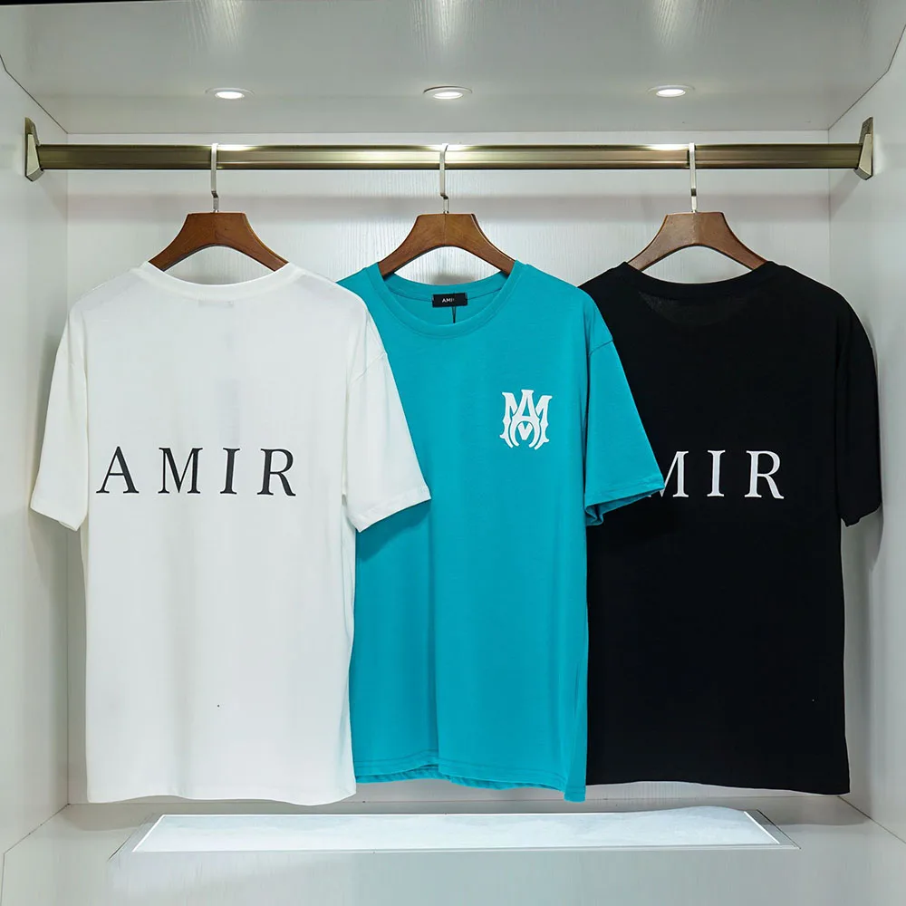 

Trend Men 1:1 T-shirt Graffiti Letter Printing Short Sleeve High Street Style Casual Loose Shirt Men Women Cotton Top Tees