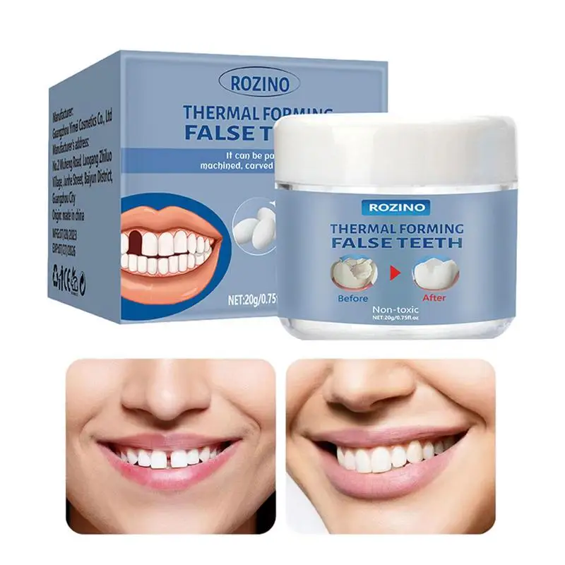 

Moldable Fake Teeth Temporary Filling Granules For Tooth Repair Thermal Beads Replacement Kit For Vampire Tooth Filling And Role