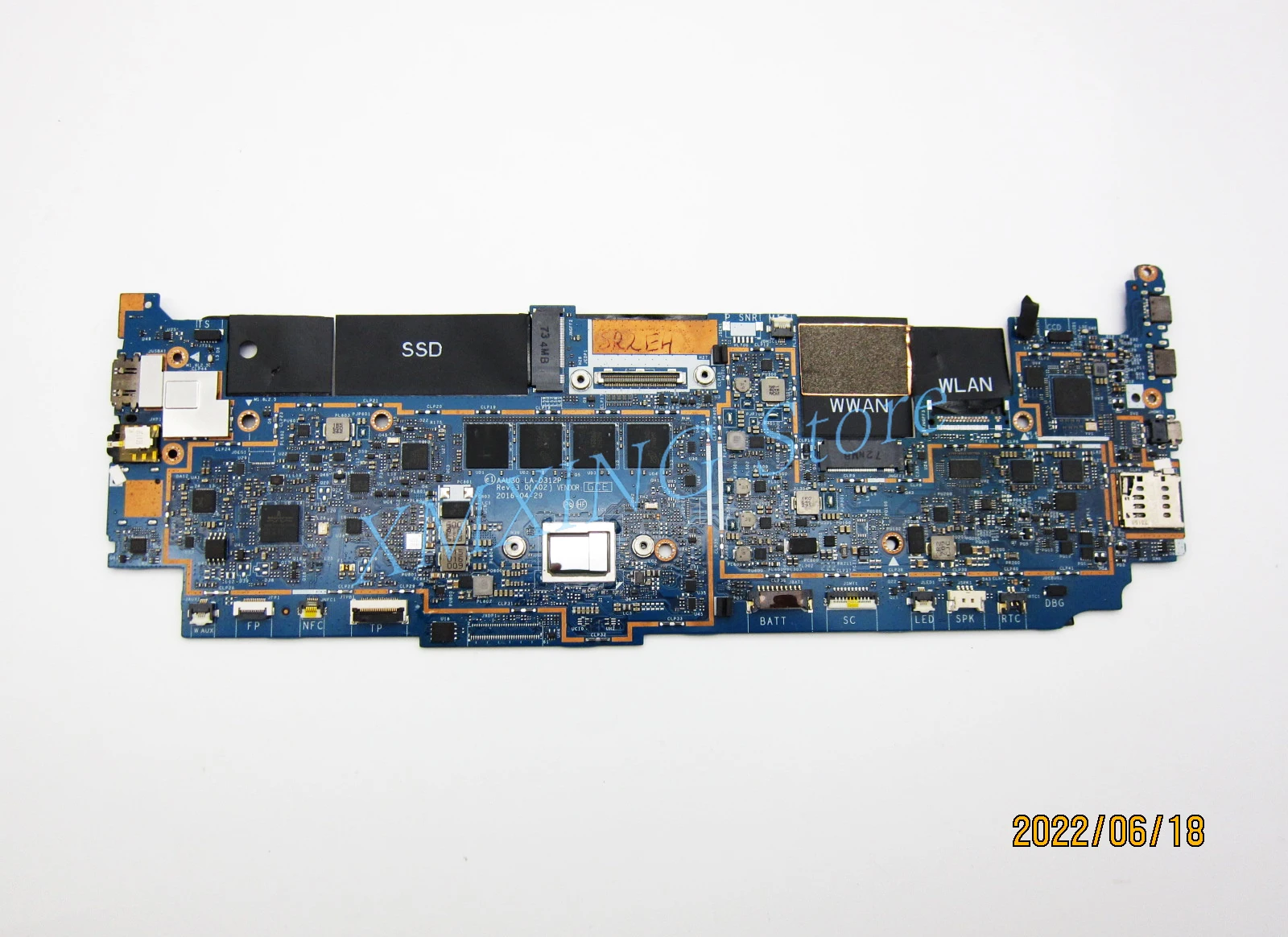 

Материнская плата FULCOL для ноутбука DELL Latitude 7370, M7-6Y75 16 ГБ, CPU LA-D312P 07T8JW 7T8JW, протестирована на 100%