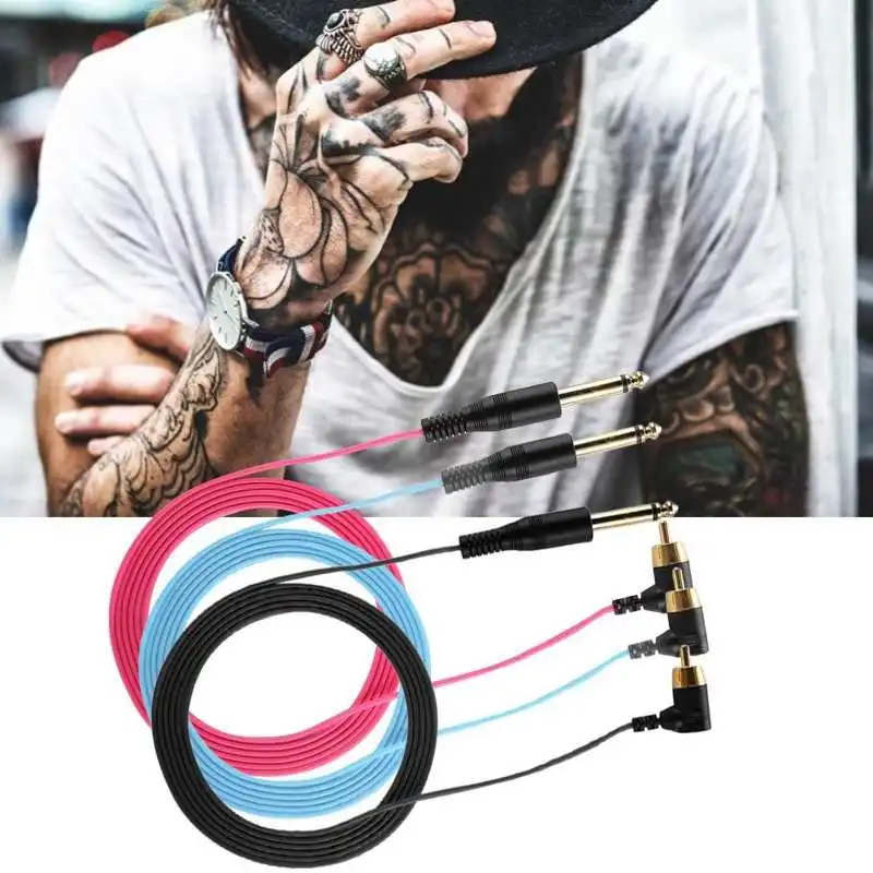 

Tattoo Accessories Right Angle Tattoo Clip Cord RCA Cable Line Connector Tattoo Machine Power Supply Accessory Tattoo Supplie