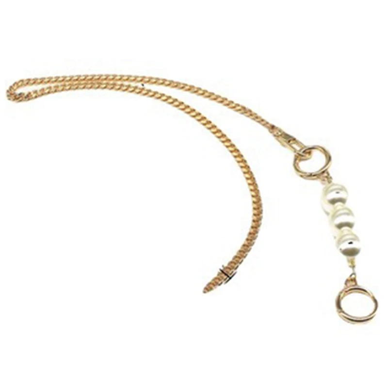 

Hot Kf-Bag Chain With Extender Mahjong Bag Chain For Handbag Pearl Extension Bag Chain Handbag Lady Bag Strap