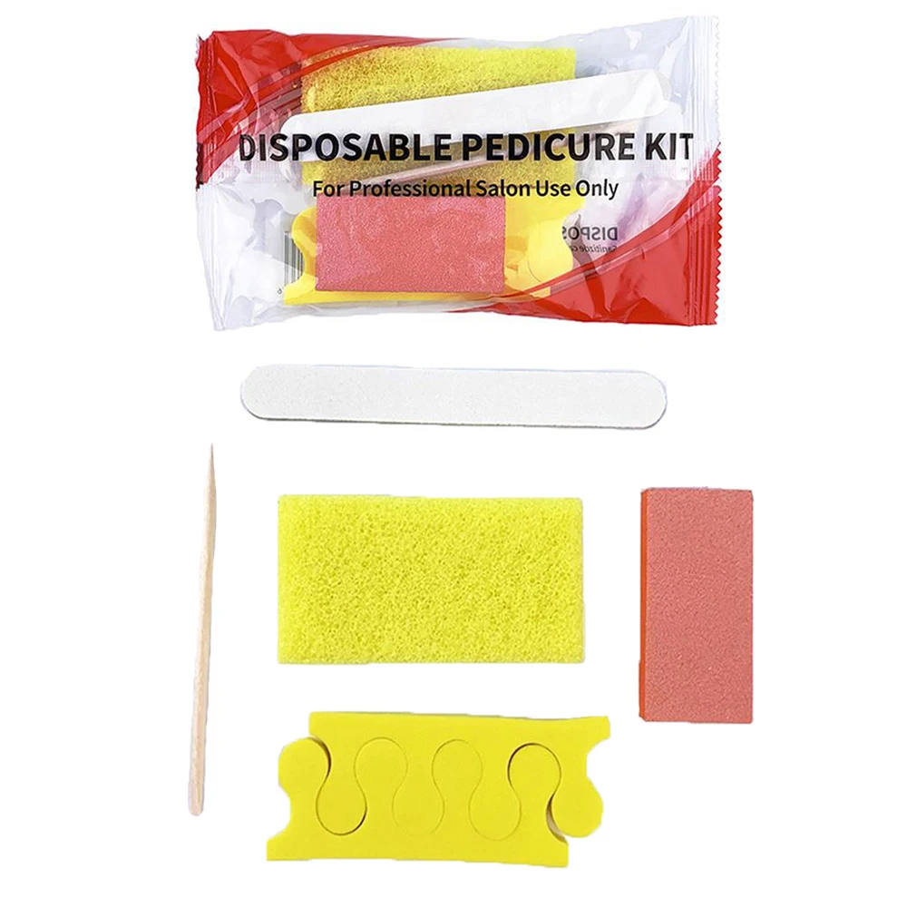 200 Sets Disposal Pedicure Kits Sandpaper Nail File Nail Tools for Manicure de limas Nail Supplies for Professionals Pumice Set