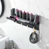 Promotion! For Dyson Airwrap Wall-Mounted Dryer And Hair Curler Storage Rack Hair Care Tool Storage Box Bathroom Shelf