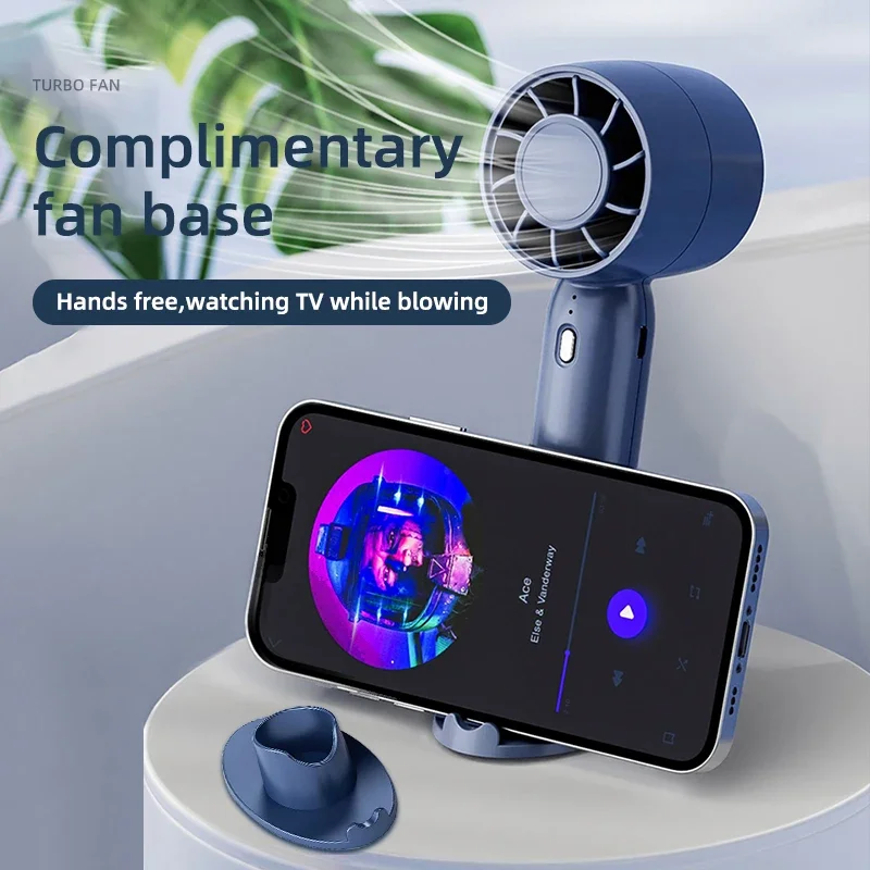 Мини-портативный Ручной Тихий Вентилятор Электрический Настольный Беспроводной