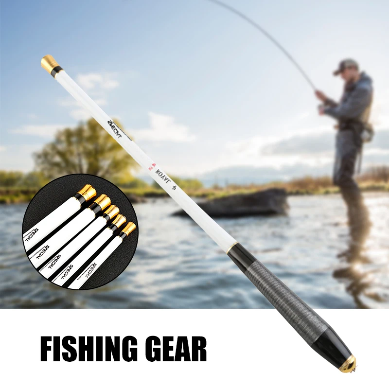 

1.5m-4.5m Carbon Fiber Telescopic Fishing Rod,Ultra Light Freshwater Handle Rod,Travel Hard Carp Pole,Mini Stream Fishing Gear