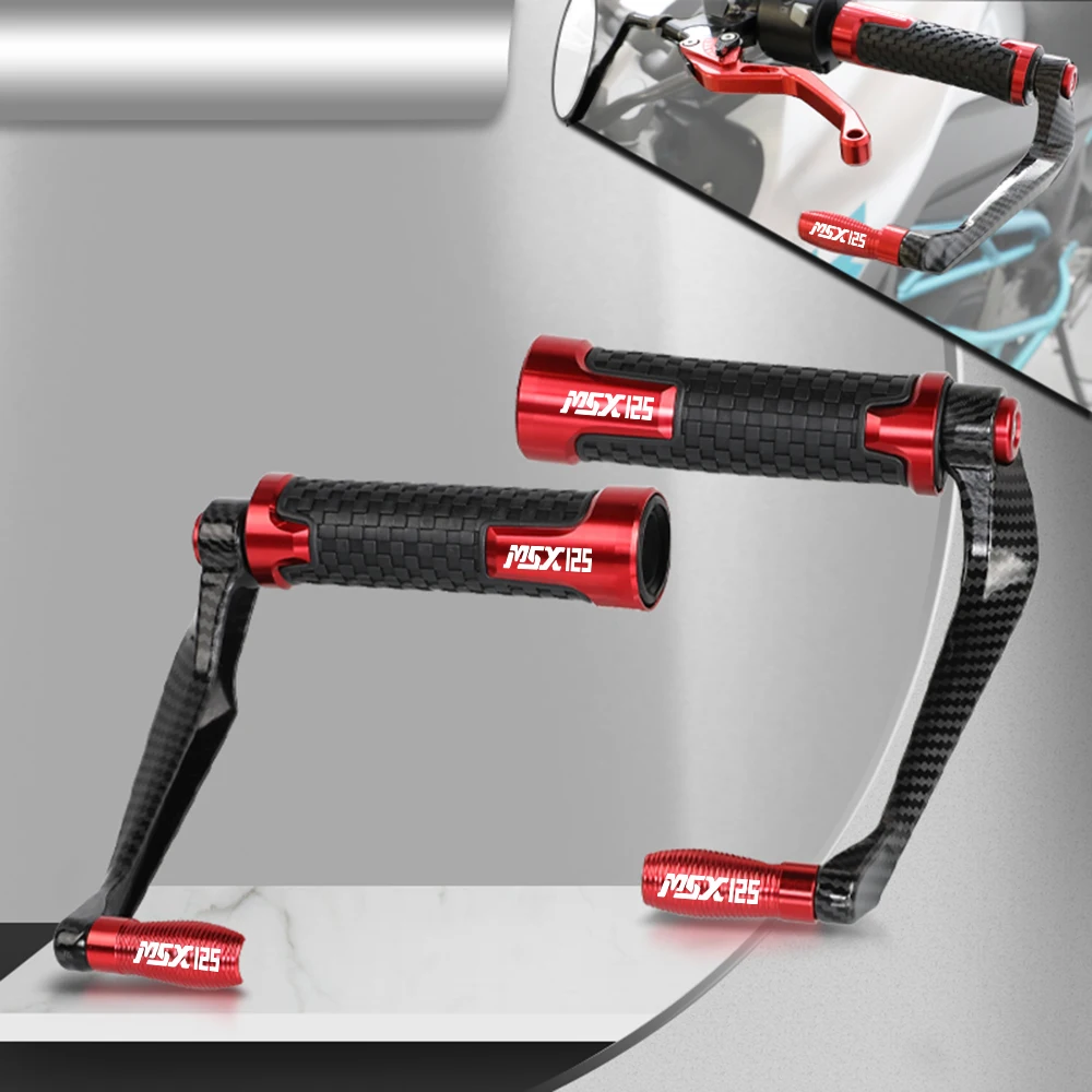 

For Honda GROM MSX125 MSX 125 2014 2015 2016 2017 Motorcycle Universal Handlebar Grips Brake Clutch Levers Guard Protector