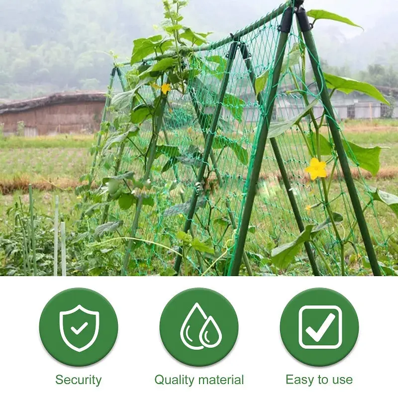 

1pc Garden Plants Climbing Net Plastic & Nylon Net Morning Glory Flower Vine Netting Support Net Grow Net Holder Trellis Netting
