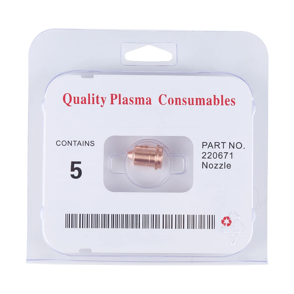 

5Pcs Plasma Cutter Torch Cutting Consumables Nozzle Tool Accessories 220671 for MAX45 plasma