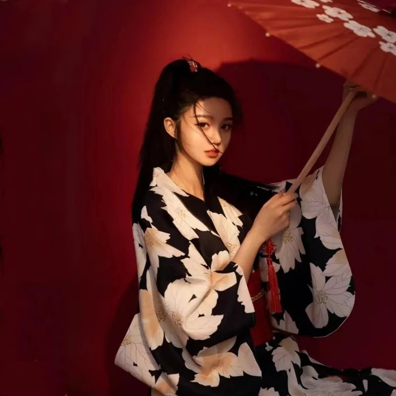 Новинка 2024 кимоно для женщин традиционная японская одежда банный халат сауна