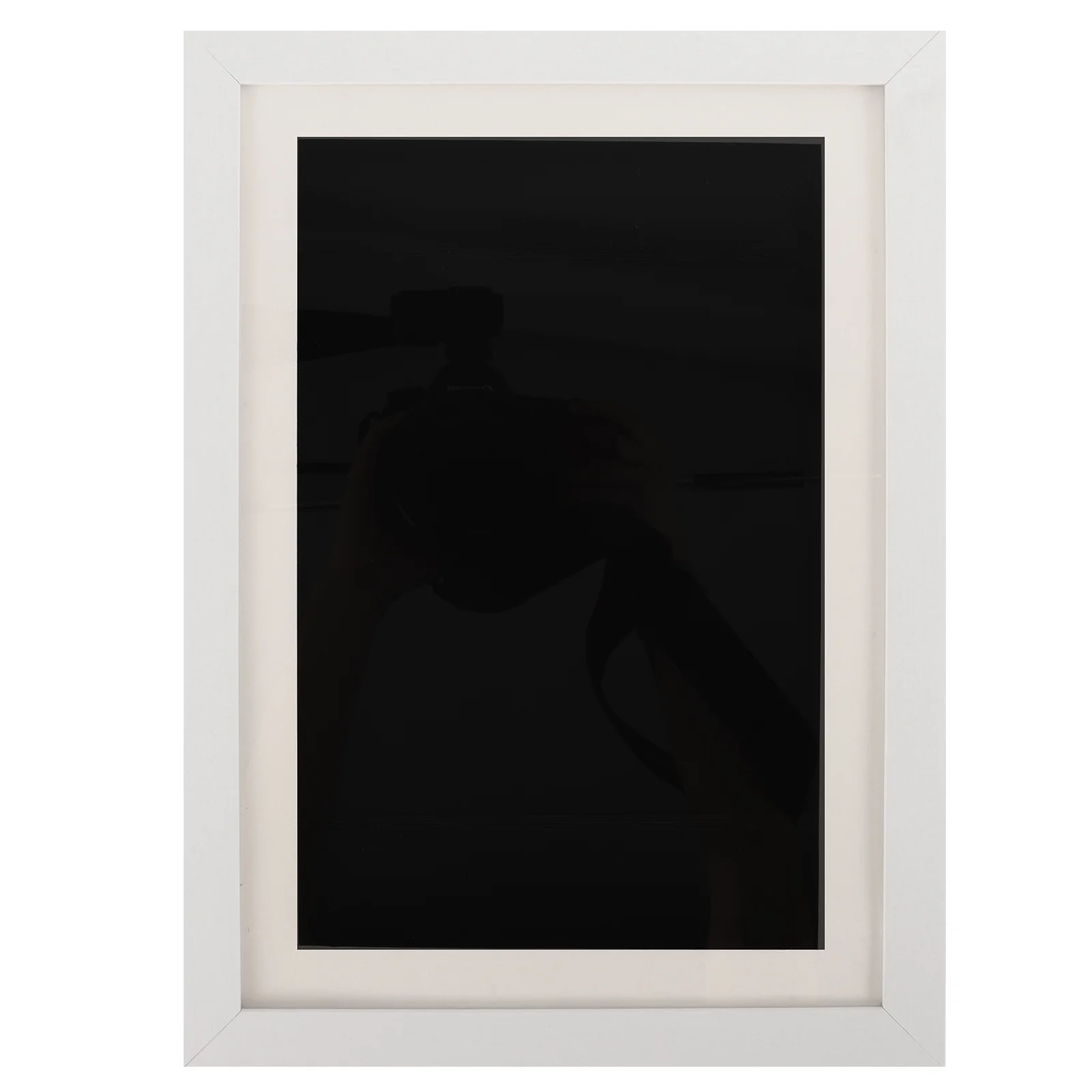 

Photo Frame Pictures Frames Wood Painting Front-opening White Wooden Kids Work Display Child