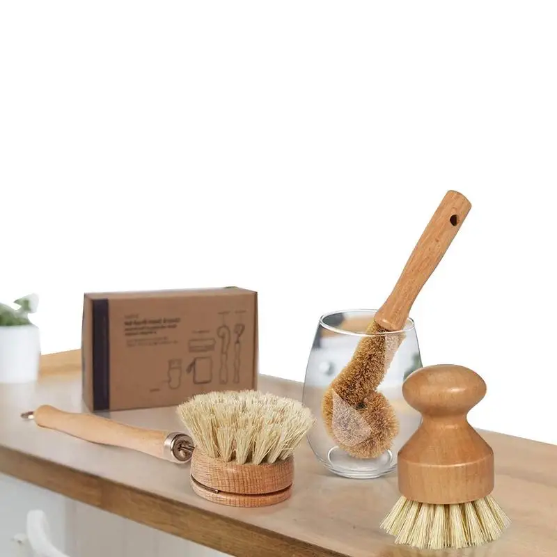 

Щетка для мытья посуды с щетиной из кокосового волокна