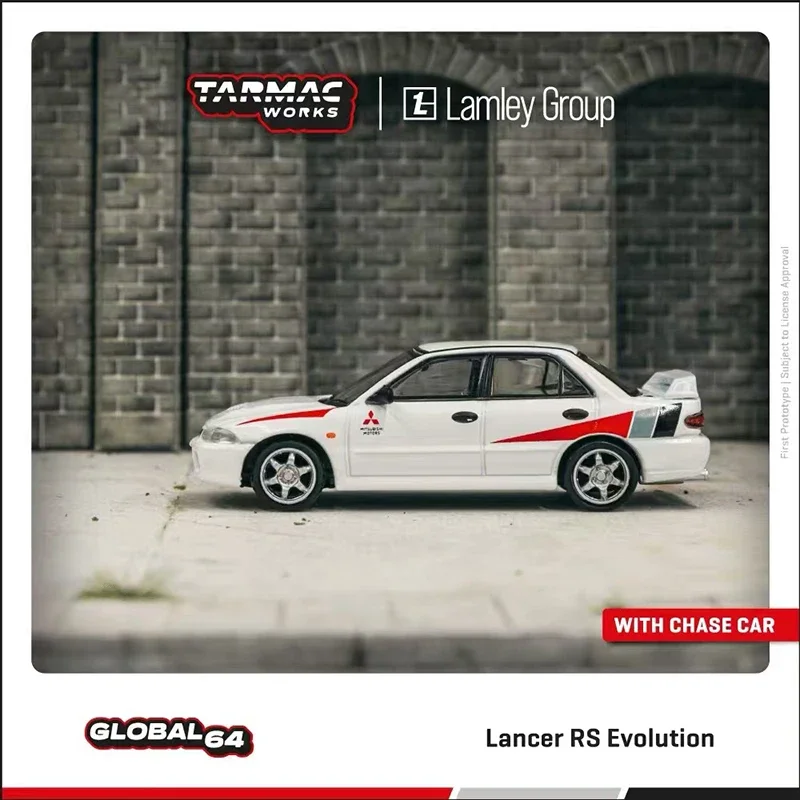Модель автомобиля Tarmac Works 1:64 Lancer RS Evolution коллекция литых под давлением